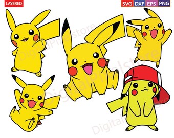 Free Free Layered Pikachu Svg 61 SVG PNG EPS DXF File
