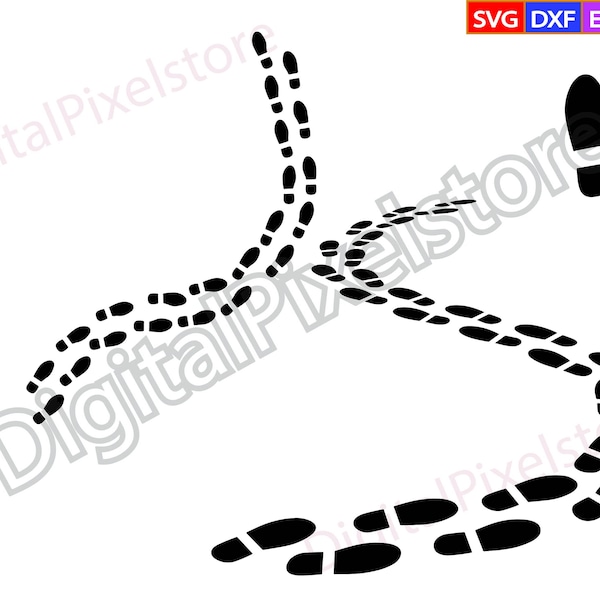 Shoes prints Svg,Footsteps SVG File,Footprint Clipart,Footprint Svg,shoe svg,footstep cricut,footstep png,footstep vector,instant download