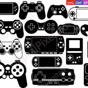 Gaming Controller SVG, Game Controller SVG, Gamer Controller svg, Videospiel svg, Gamer svg, Gaming SVG, Silhouette svg, Vektor, digitaler Download
