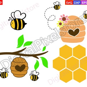 Beehive SVG,Beehive cut file,Cute Bumble bee cutting file,beehive vector,Honey bee Tumbler Silhouette,Beehive Cricut,Beehive Silhouette,dxf
