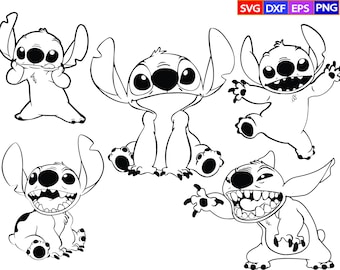 Download Art Collectibles Clip Art Stitch Svg Lilo Svg Stitch Clipart Stitch Printable Stitch Cut File Sublimation Las01 Lilo Stitch Cricut Lilo And Stich Svg