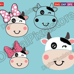 Cow Head Svg,Farm animal svg,Cow Face Svg,Girls Cow svg,baby cow svg,cute cow svg,cow clipart,Cow svg,Cow png,cow cricut,cow cut file,vector