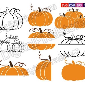 Pumpkin SVG ,Pumpkin Bundle Svg,Fall Pumpkin Svg,Pumpkin clipart,Silhouette,pumpkin Cricut,Pumpkin set svg,pumpkin vector,thanksgiving svg