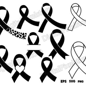 Awareness Ribbon Svg,Awareness Ribbon Svg Bundle,Ribbon Vector,Cancer Awareness Ribbon Png,Cancer Ribbon Svg,Breast Cancer Svg,Silhouette