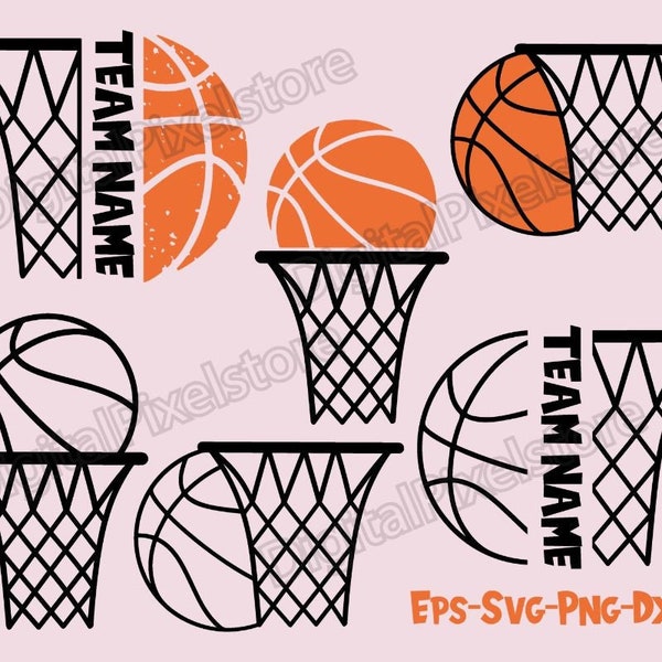 Basketball Hoop SVG,Basketball Svg,Half Basketball & Half Hoop Svg,Basketball Monogram SVG,Basketball Hoop Vector,Basketball Split SVG,Png