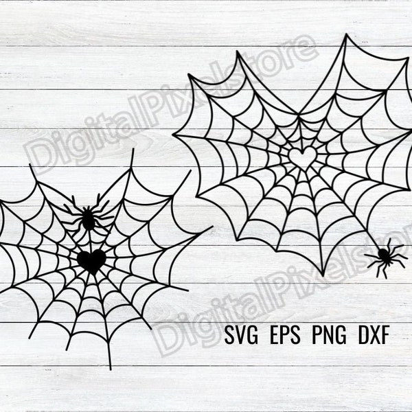 Heart Spider Web Design,Spider web Heart Svg,Spider web Svg,Spider Svg,Halloween Shirt Svg,Love Halloween Svg,Png,Silhouette svg cut file