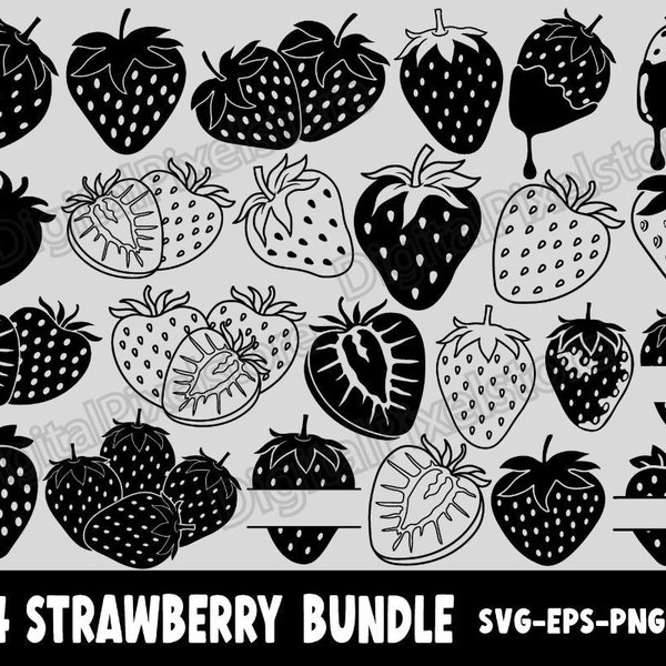 Strawberry svg,Strawberry svg bundle,Strawberry clipart,Strawberry Drip Svg,Strawberry Vector,Strawberry Silhouette,Strawberry Cricut,Png