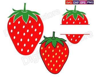 Strawberry svg vector art printable fruit png Strawberry clipart summer fruit clipart summer fruit svg vector clipart summer fruit svg
