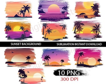 Sunset Beach Etsy