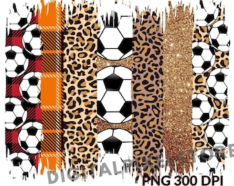 Soccer Ball Brush Stroke PNG: Sports Sublimation Design (Digital Download)