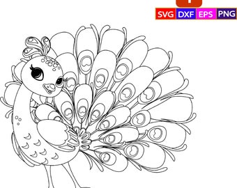 Download Peacock Svg Etsy