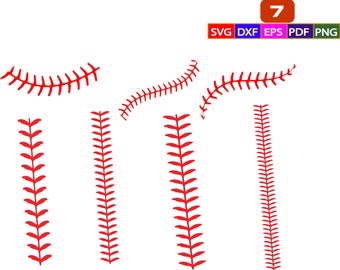 Download Baseball Laces Svg Etsy
