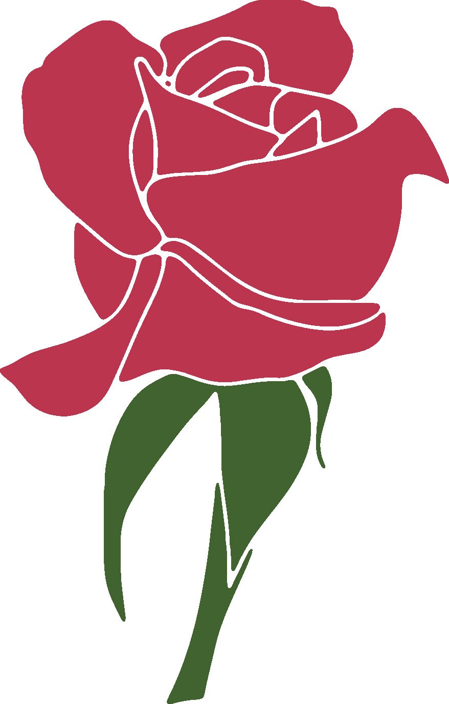 Red rose svgRed Rose Svg bundlerose bud svgrose svg | Etsy