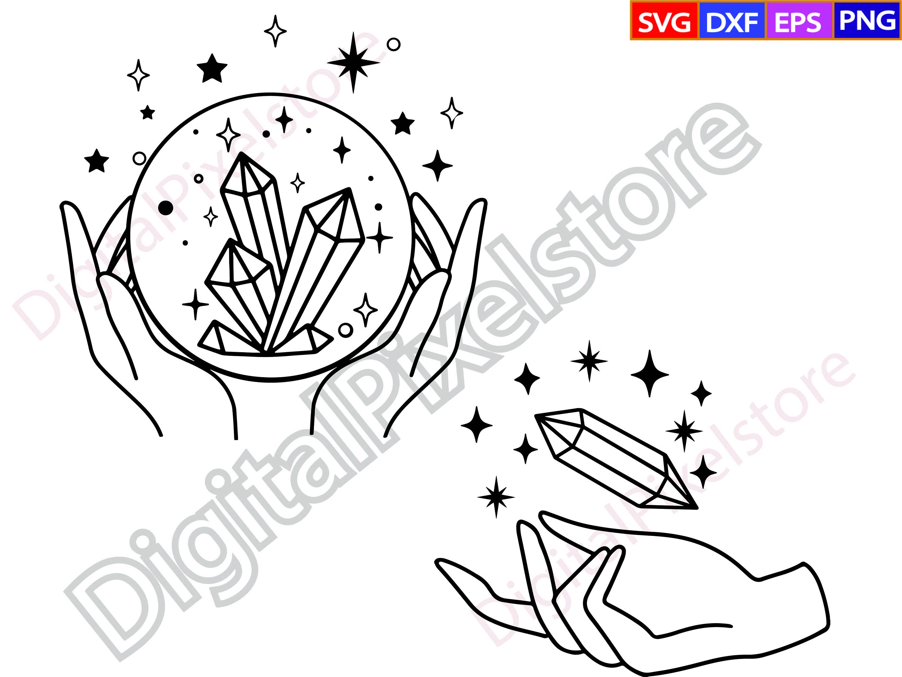Crystal Svg Bundlemagic Crystals SVG Filescrystal - Etsy