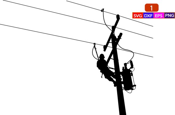 Lineman Svg Lineman Clipart Lineworker Svg Lineman Files Etsy