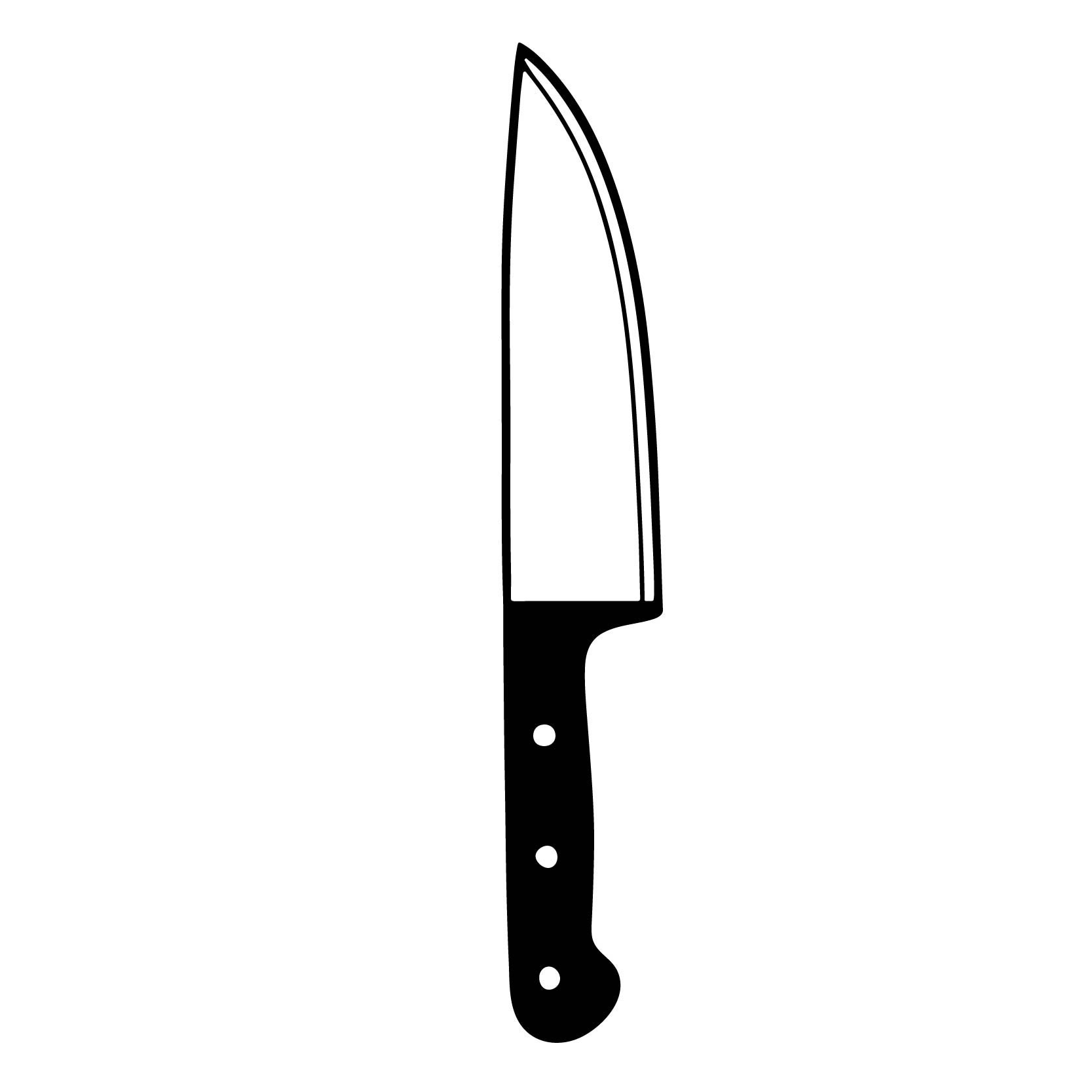 Knife SVG Clipart: Kitchen Tools Vector Files (digital Download) - Etsy, image size:1667x1667