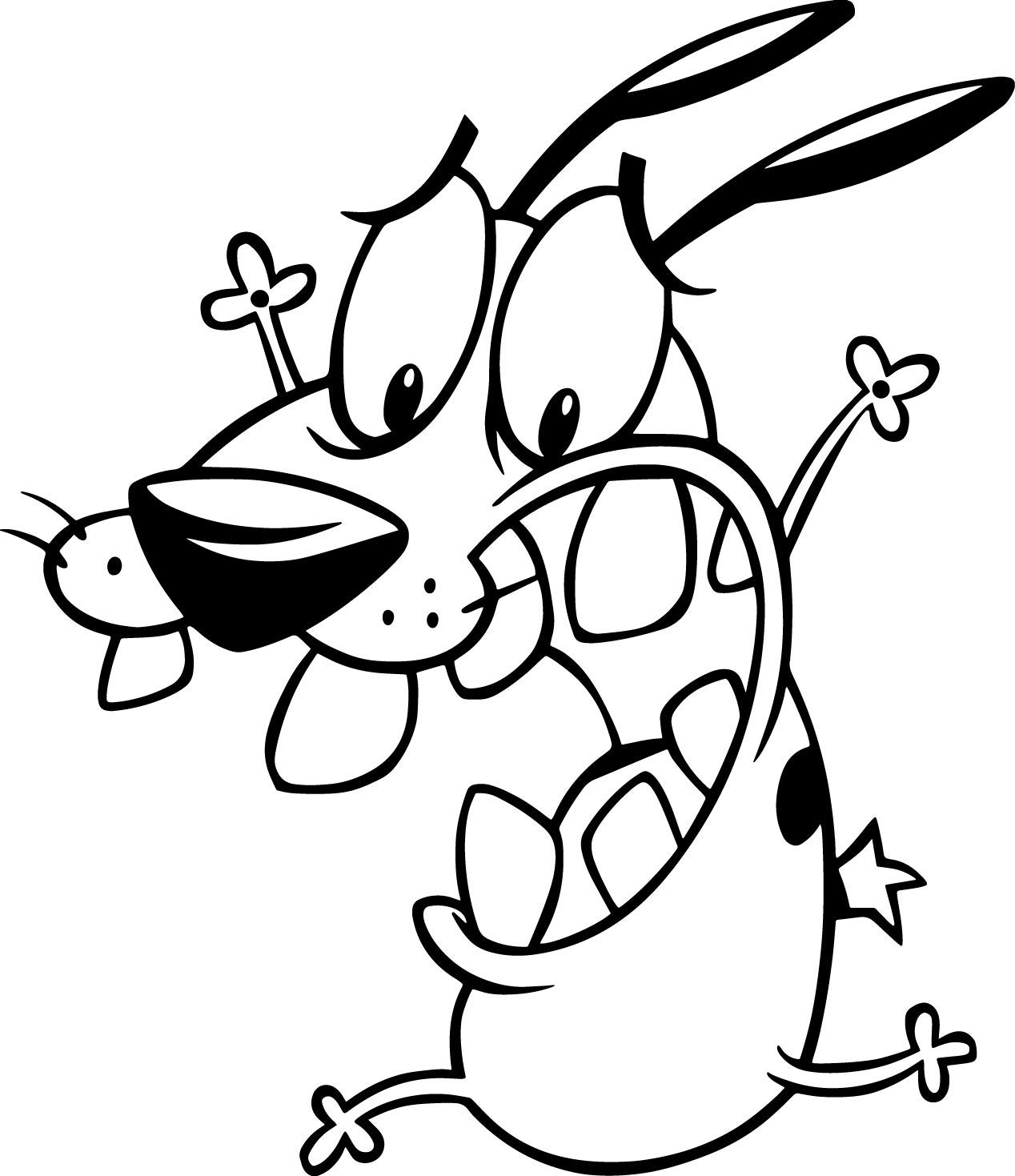 Mut der feige Hund Svg Courage Svg Mut Png Mut Hund Bündel Etsy