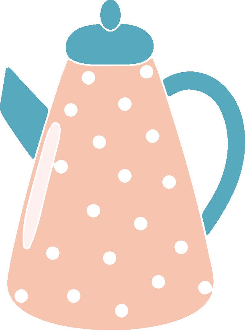 Teapots teacups SVG digital die cut cutting fileCoffee CUP Etsy