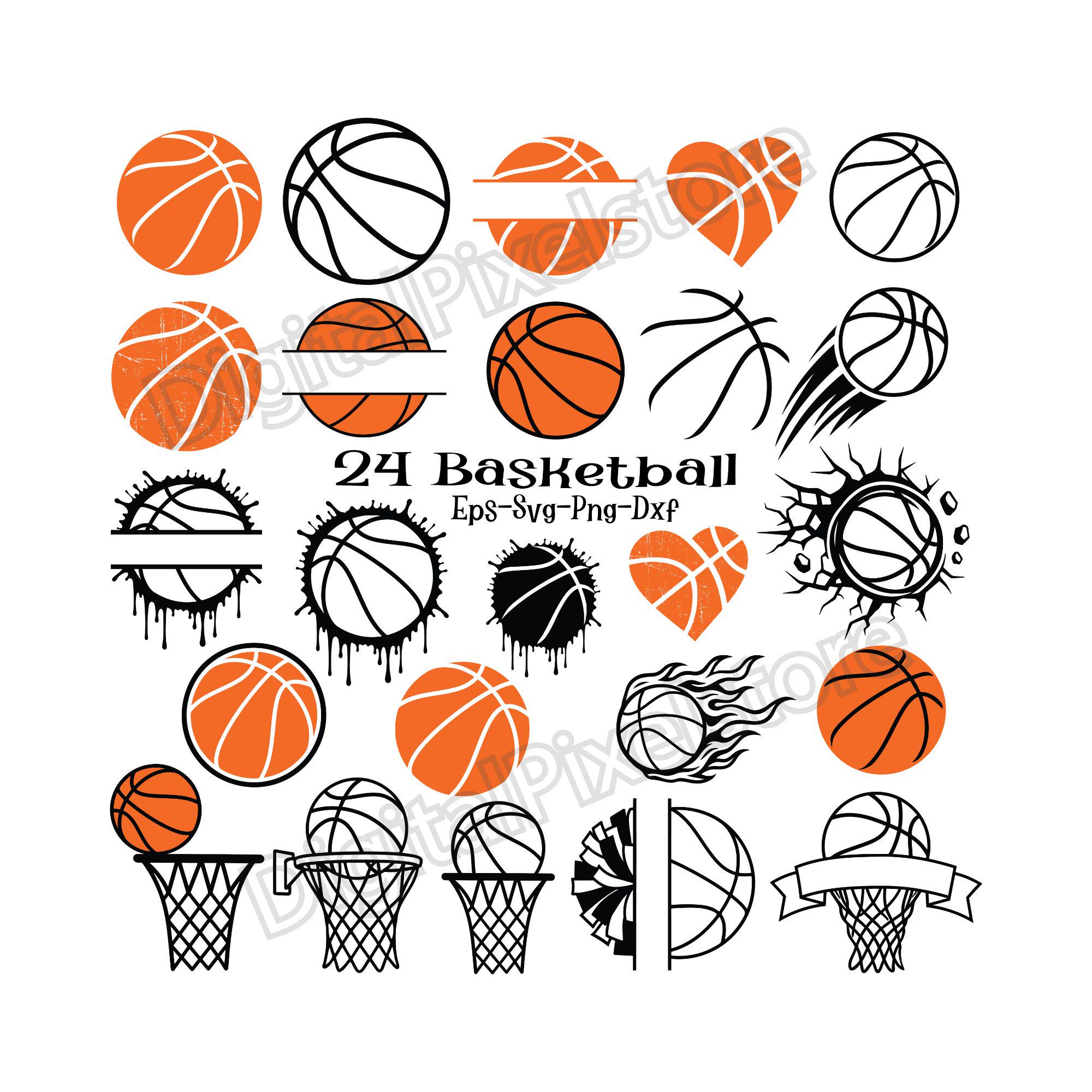 Basketbal tekenen - Etsy Nederland, image size:2000x2000