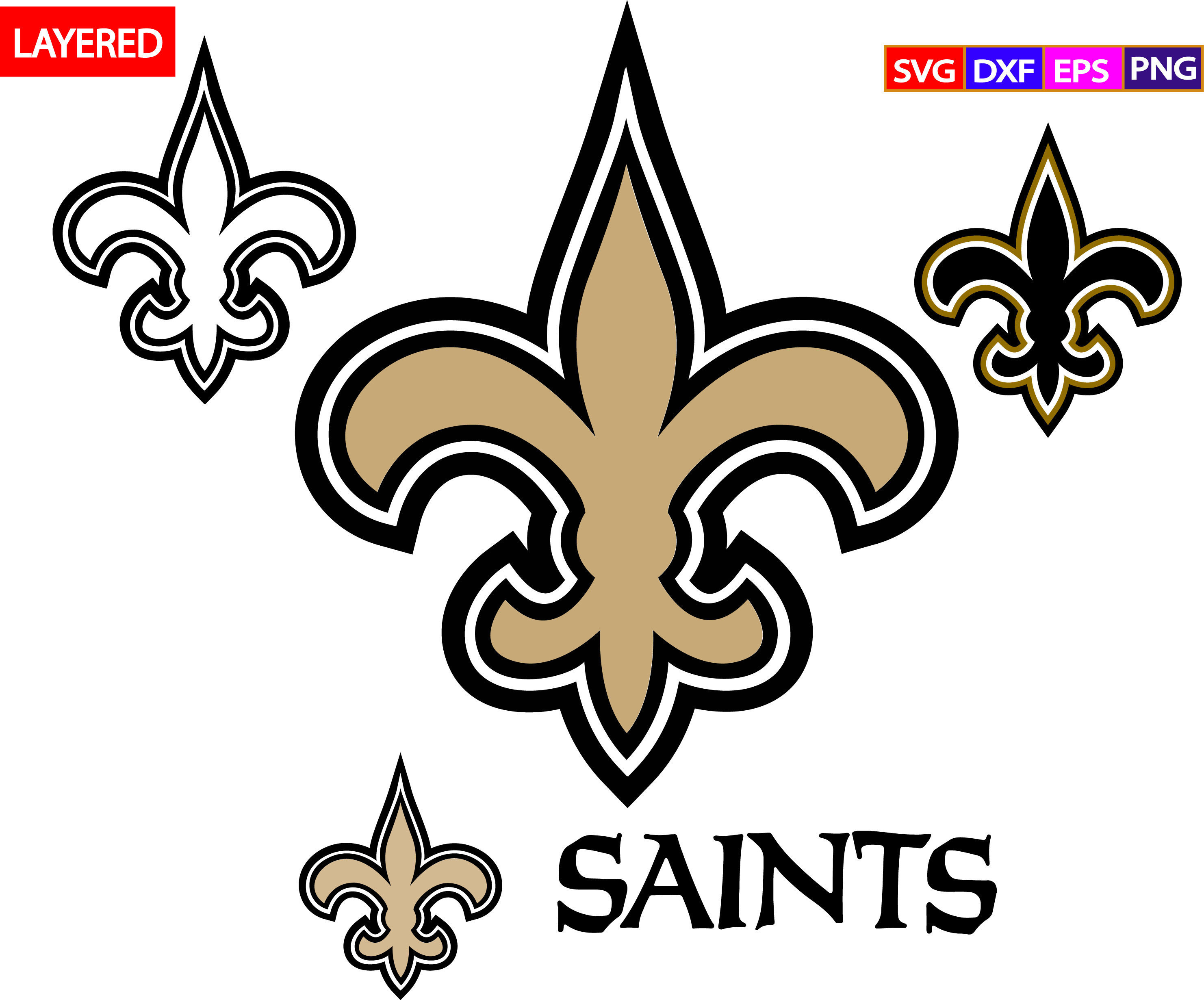 New Orleans Saints Logo svgNew Orleans Saints Svg bundleNew | Etsy