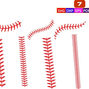 Puntadas de béisbol svg, softbol svg, puntada de softbol svg, archivo de corte de béisbol, paquete de puntadas de béisbol, puntadas de béisbol png, puntadas para Cricut