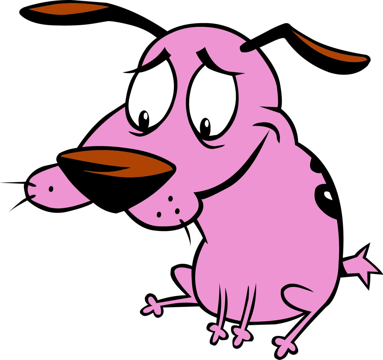 Mut der feige Hund Svg Courage Svg Mut Png Mut Hund Bündel Etsy