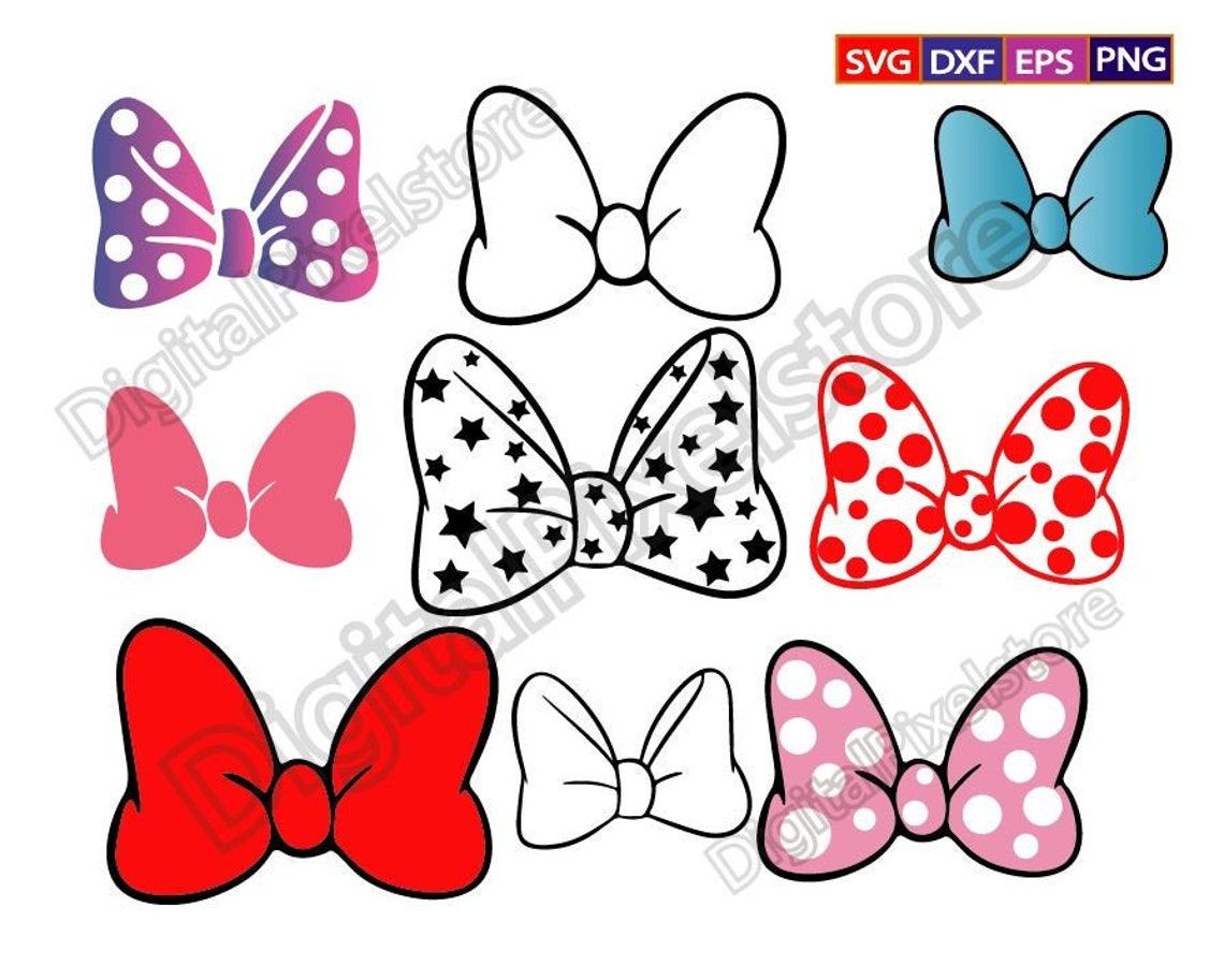 Cute Bow Svgbow SVG Bundlebow Svgbow Tiebow Vectorbow - Etsy