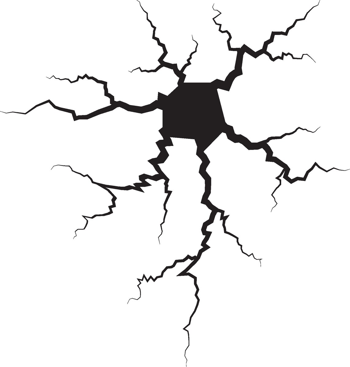 Earth Cracks Svgearthquake Crack Damagecrack in the Etsy