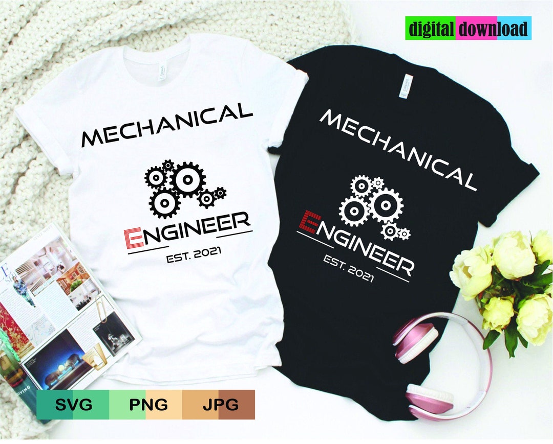 Mechanical Engineer Shirt Design: Distressed Definition SVG PNG JPG ...