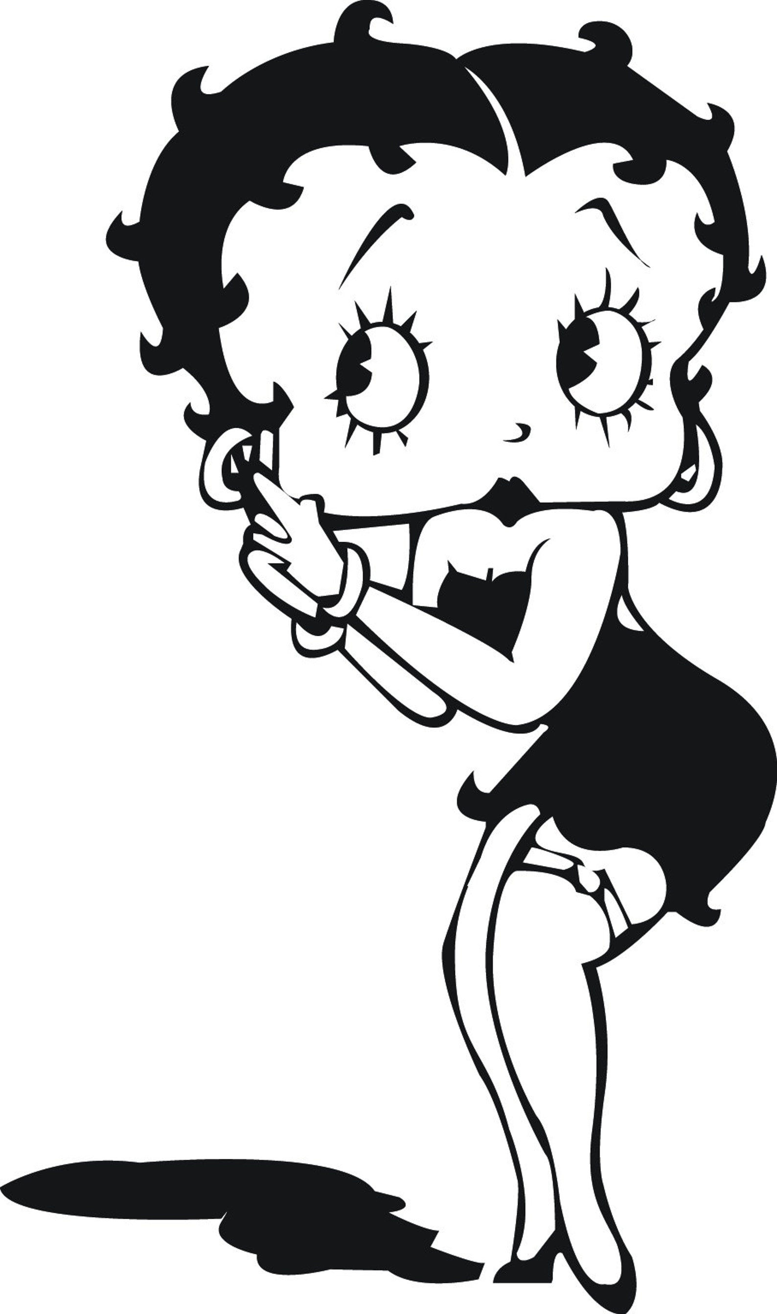 free betty boop logo stencils free betty boop logo stencils