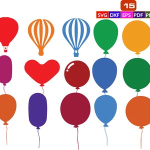 Balloons SVG,Birthday Balloons ,Party Balloons SVG,Balloon bundle svg,balloon cartoon, balloon art, hot air balloon