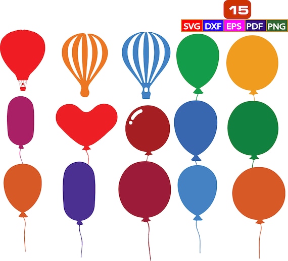 Download Balloons Svgbirthday Balloons Party Balloons Svgballoon Etsy