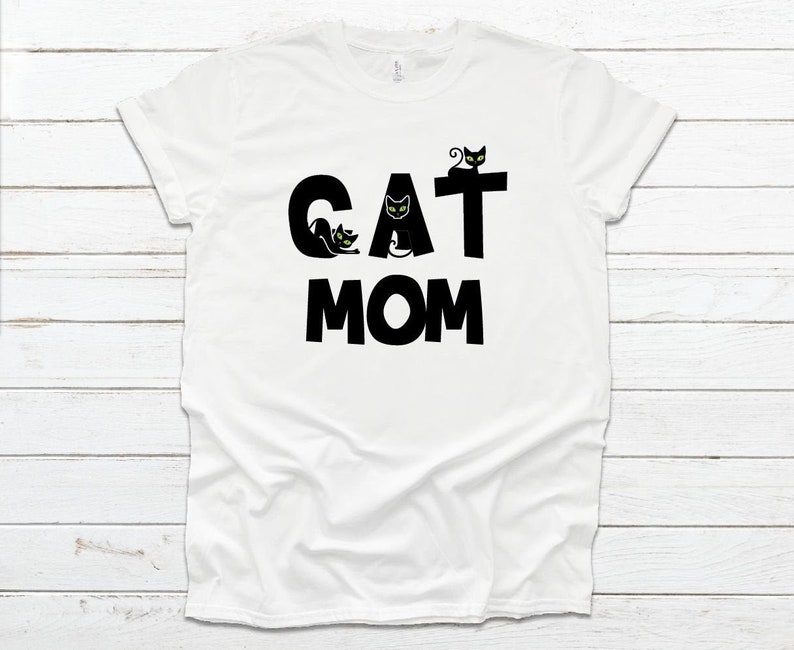 Cat Mom SVG Filecat Mom Shirt Svgcat Mama Shirt Svgcut File - Etsy