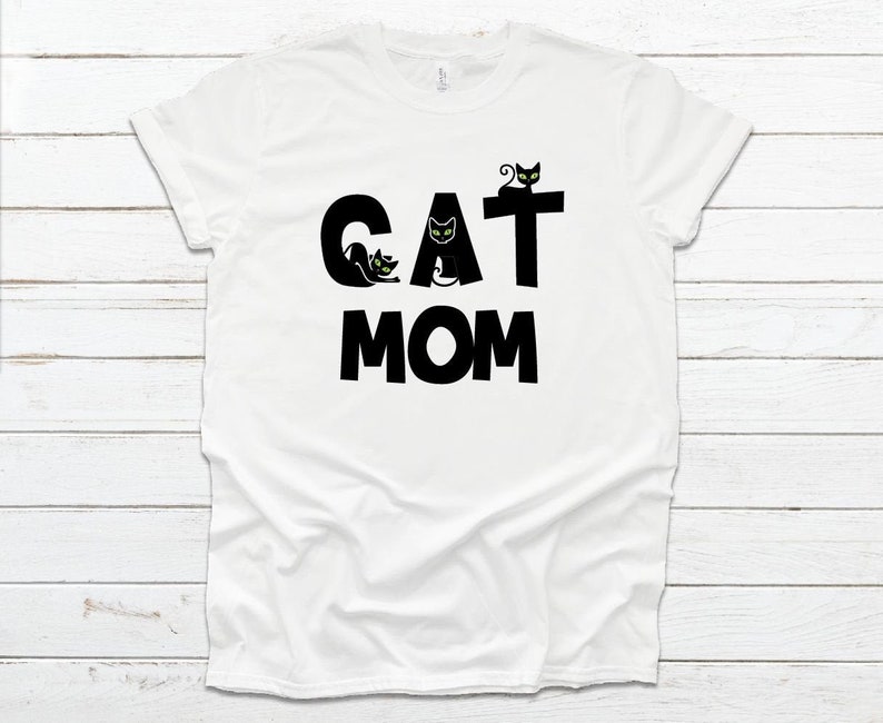 Cat Mom SVG Filecat Mom Shirt Svgcat Mama Shirt Svgcut File Etsy