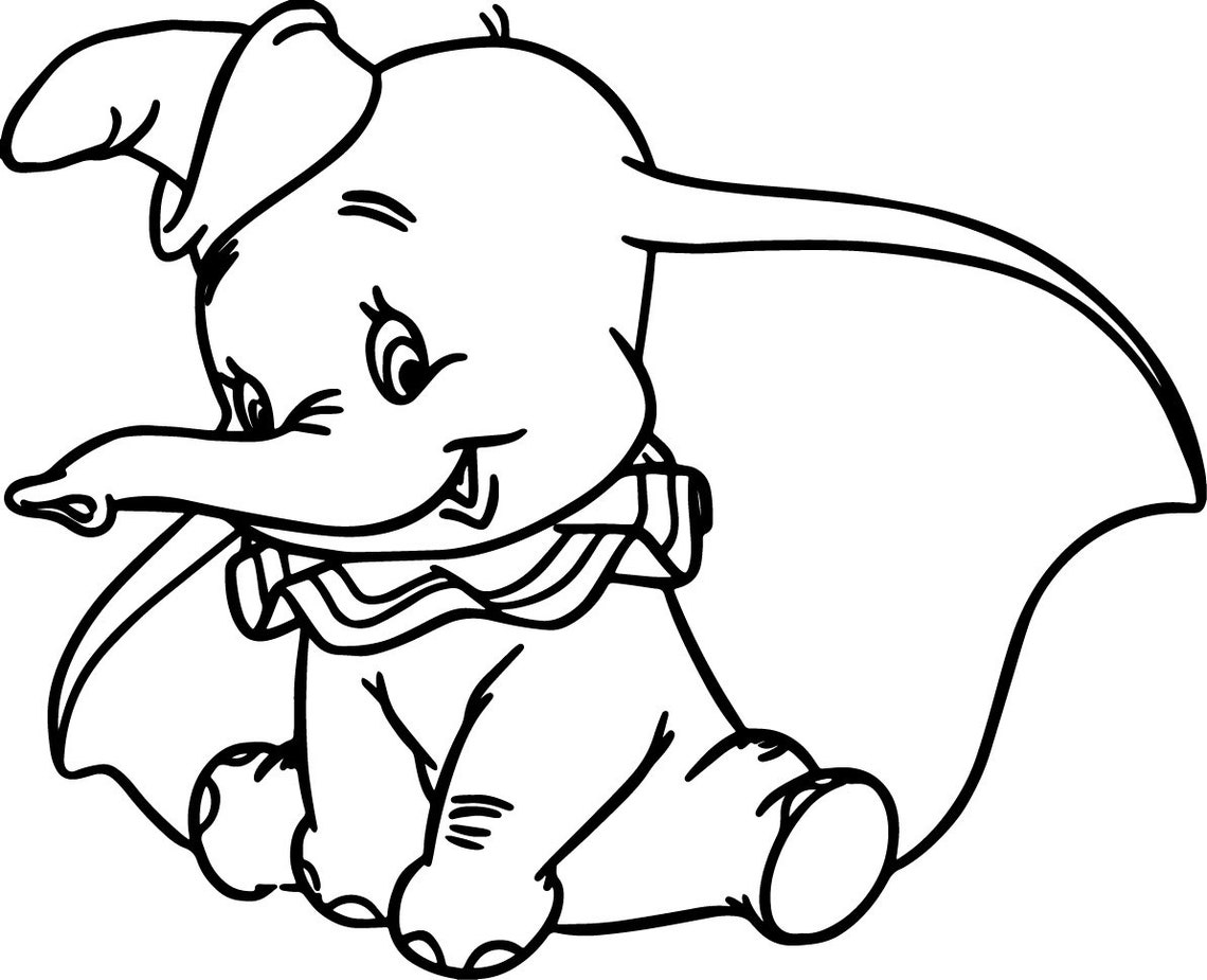 Dumbo silhouette svgdumbo bundle svgdumbo cricutdumbo | Etsy