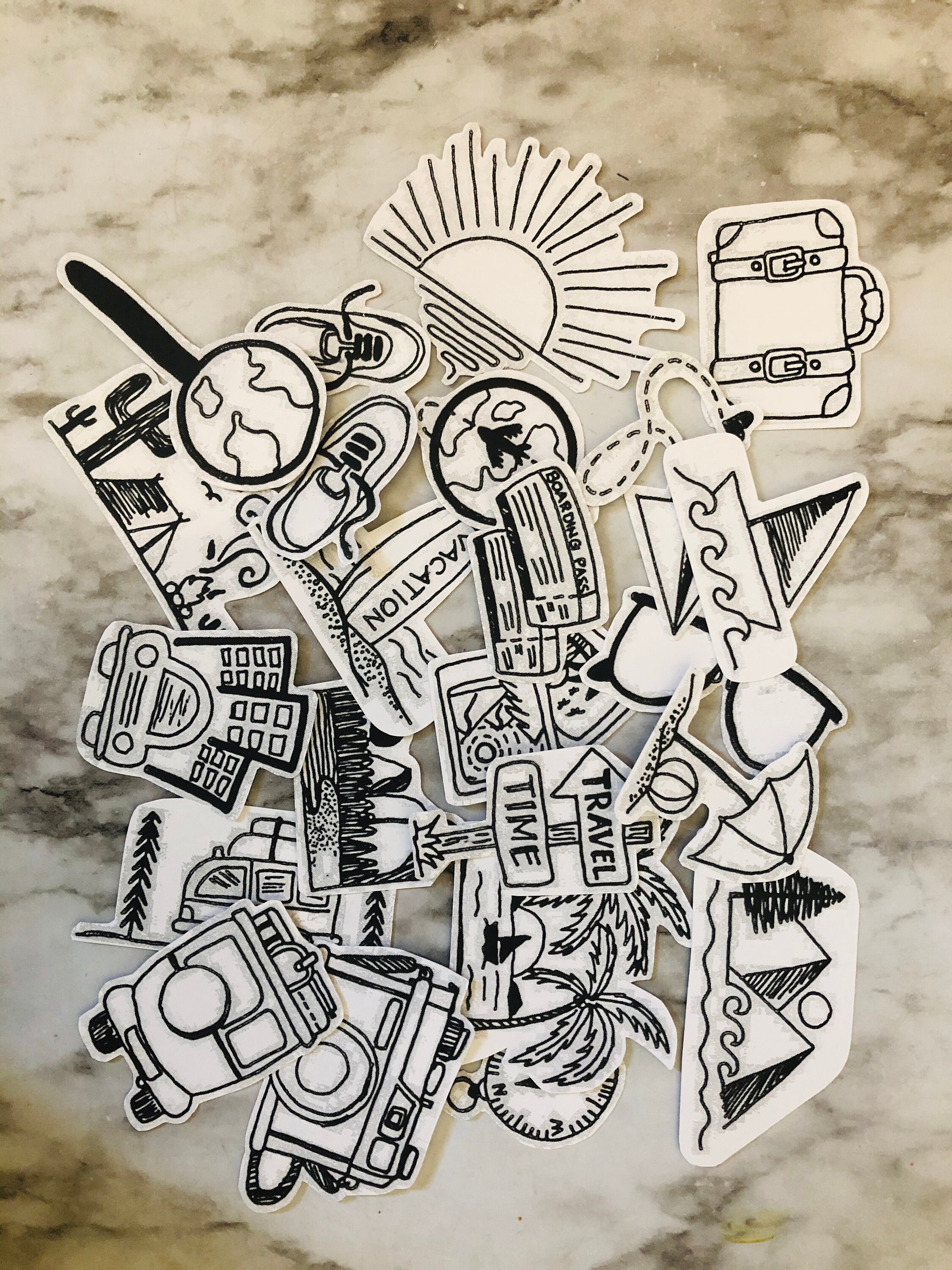 Travel Themed Stickers Etsy Canada