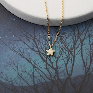 Tiny Opal Star Necklace, Dainty Star Necklace, Celestial Jewelry, Gift for Her, Gemstone Star Jewelry, Layered Necklaces for Women