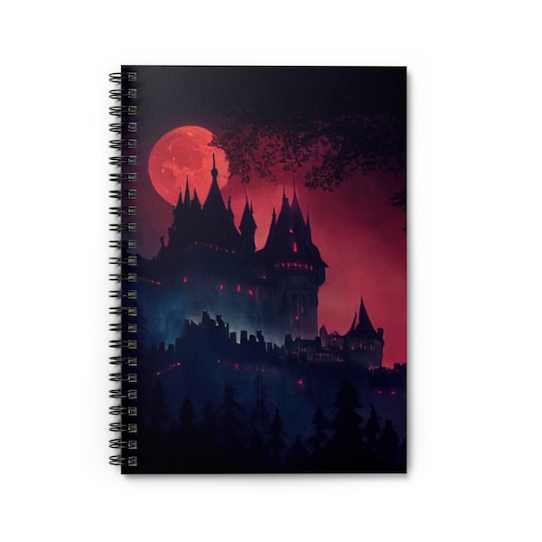 Haus Draculis | Vampire aesthetic Spiral Notebook