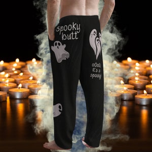 Spooky Butt | Lounge Pants | Goth cute ghosts pajama