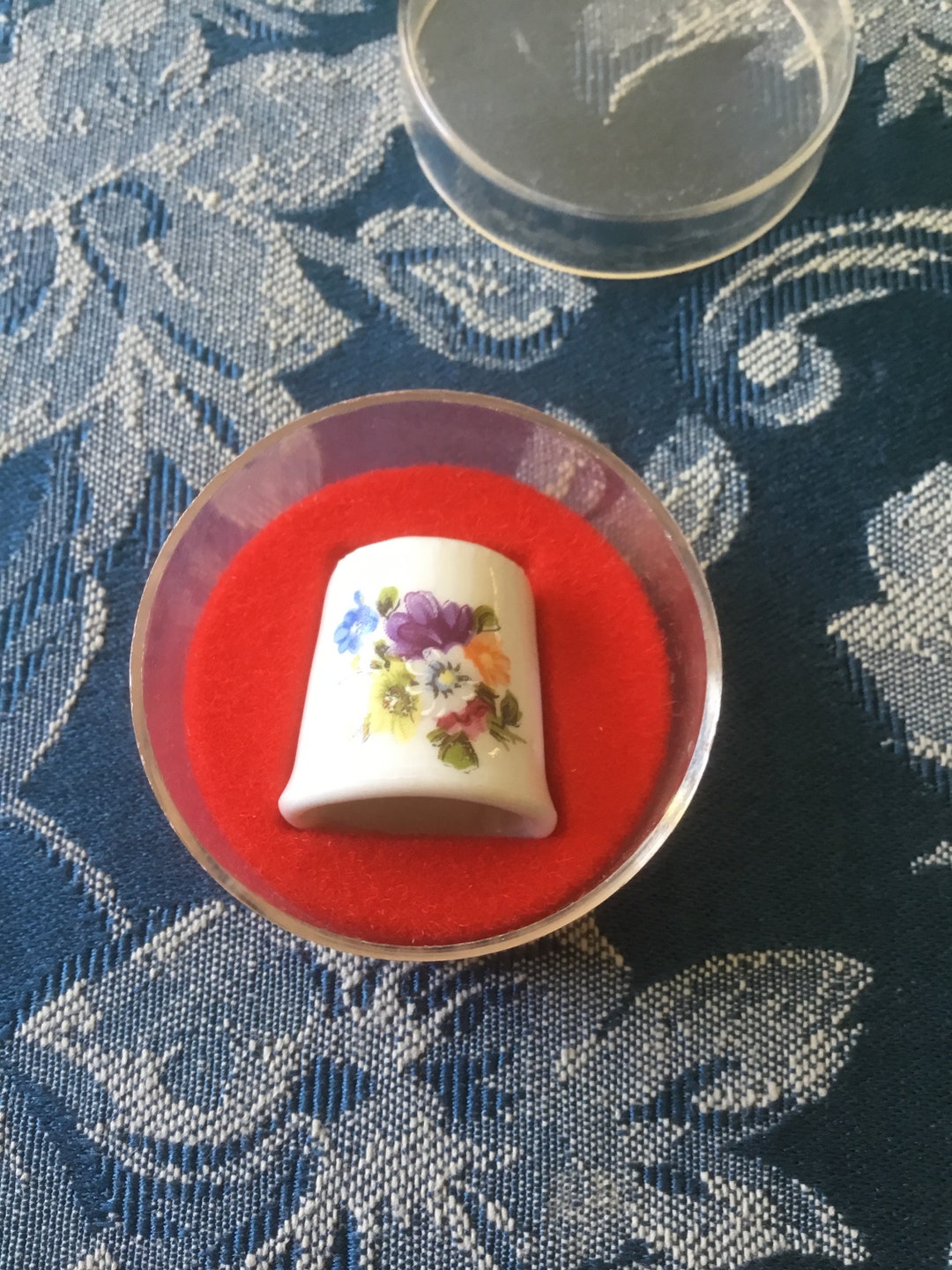 Genuino Rosenthal Fine Bone China Thimble Etsy España