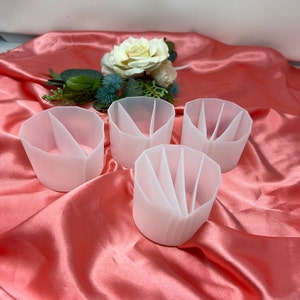 Silicone Pour Cups - Split cups for Resin, Paint, Wax or Soap Pouring - Fluid Art Dirty Pour - Reusable CupsResin Tools - Resin Mixing Cups