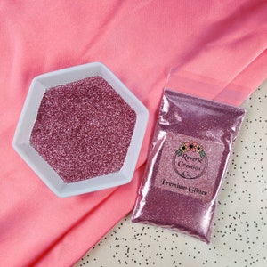 Light Pink Ultra Fine Polyester Glitter - Nail Art Glitter - Slime Glitter - Tumbler Glitter - Crafting Glitter - Resin Glitter