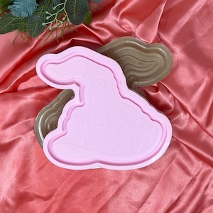 Celestial Mushroom Witch Hat Tray Mold - Resin Tray Mold - Cement Tray Mold - Rolling Tray Mold - Jewelry Tray Mold  Biskuits Witch Hat Tray