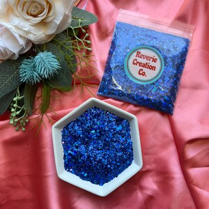 Blue Holographic Chunky Mix Polyester Glitter - Galaxy - Nail Art Glitter - Slime Glitter - Tumbler Glitter - Crafting - Resin