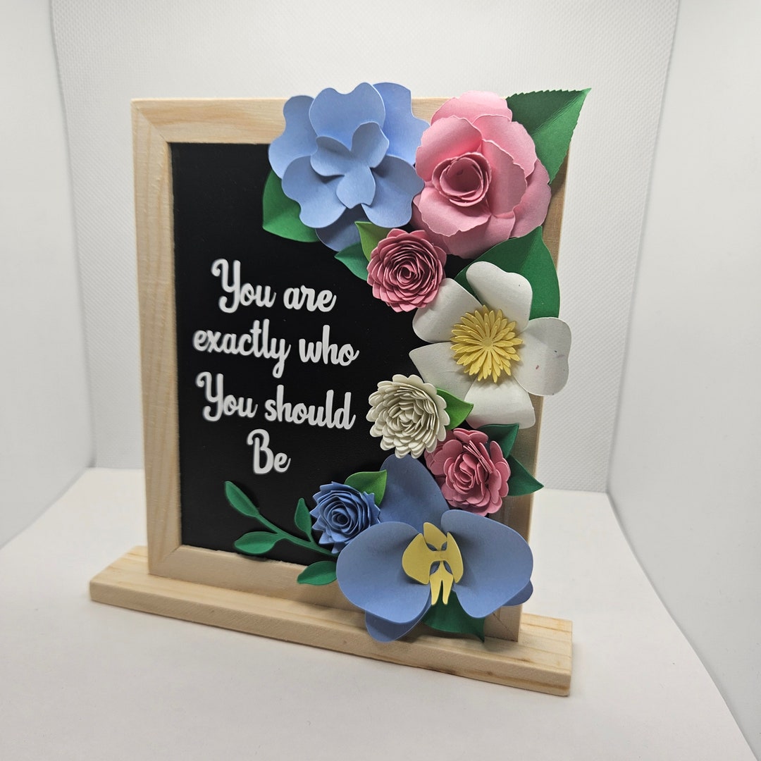 Trans Color Paper Chain Handmade Paper Flower Design With Trans Colored Theme and a ...