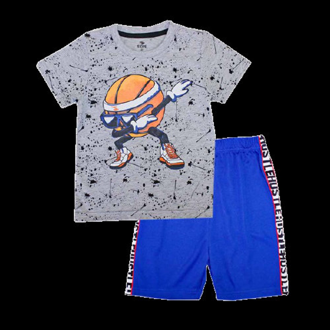 Toddler Basketball shirt and hustle shorts Trendy boy Etsy