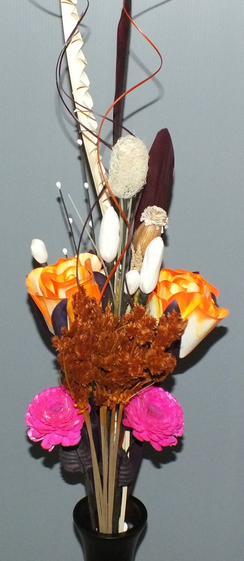 Handmade Flower Arrangement Bunch of Flowers ALL NATURAL Plant - Etsy