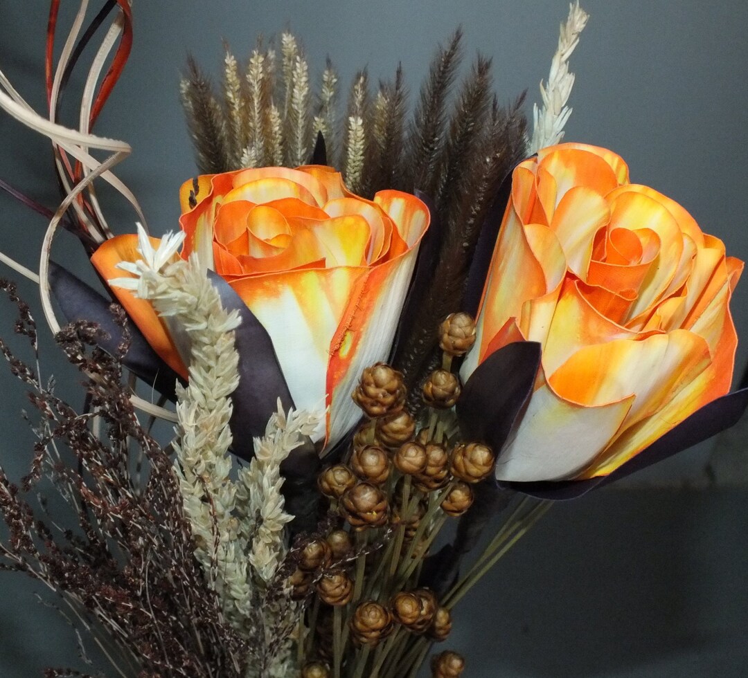 Handmade Flower Arrangement Bunch of Flowers ALL NATURAL Plant Material