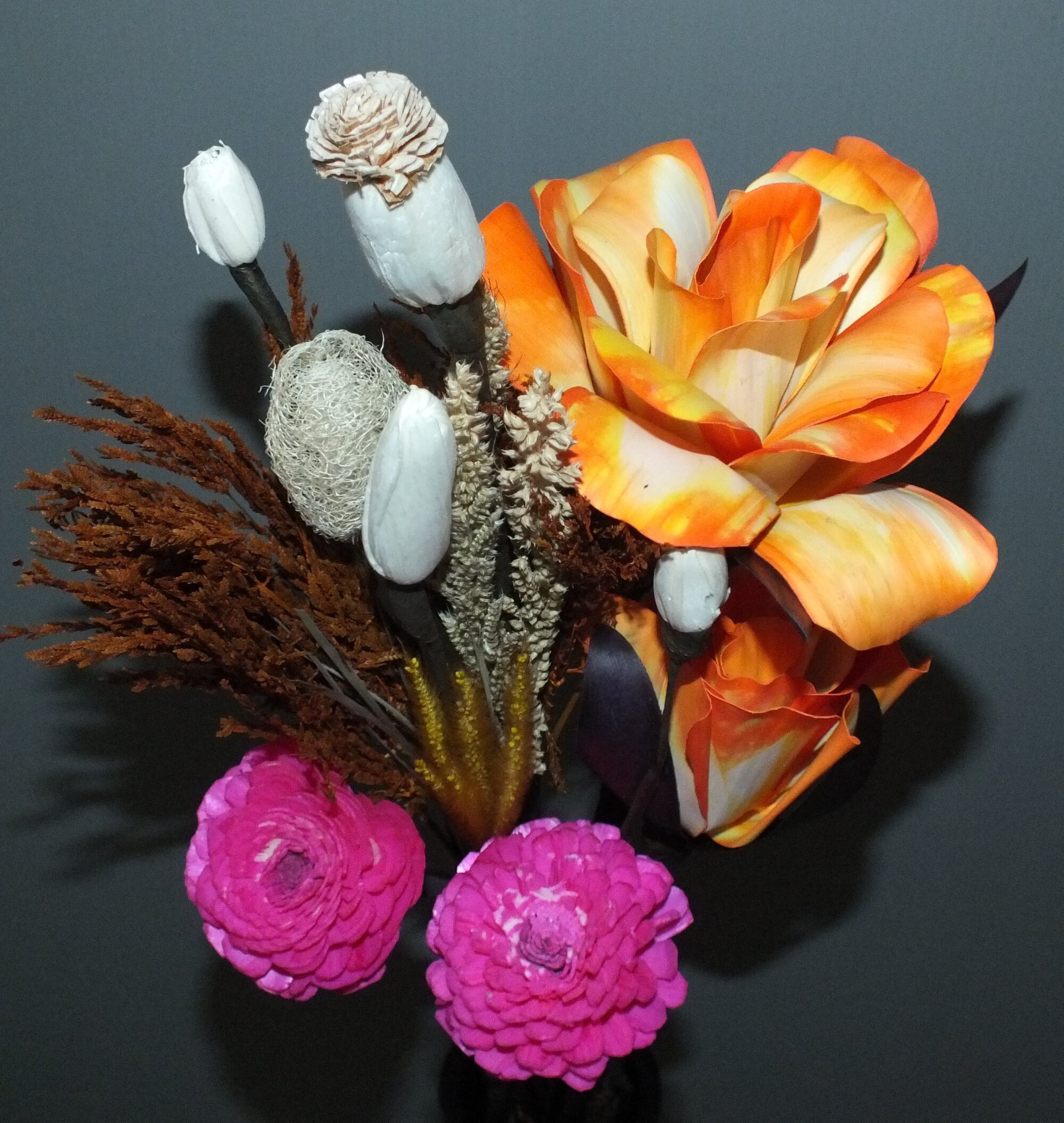 Handmade Flower Arrangement Bunch of Flowers ALL NATURAL Plant Material