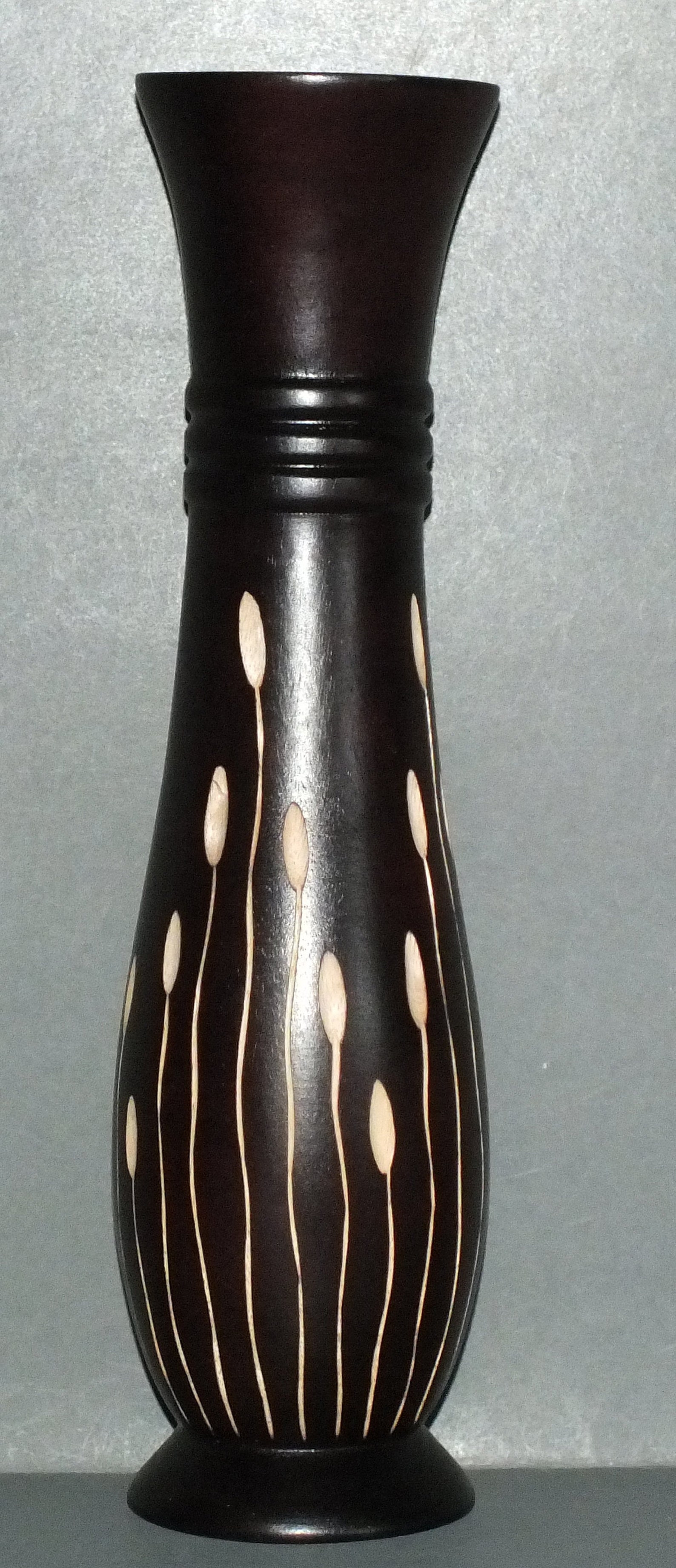 Handmade Mango Wood Vase Designed for Dried Flowers Etsy